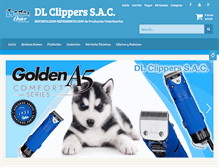 Tablet Screenshot of dlclippers.com